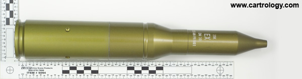 35 x 228mm Oerlikon Dummy DM30 Germany  profile view.