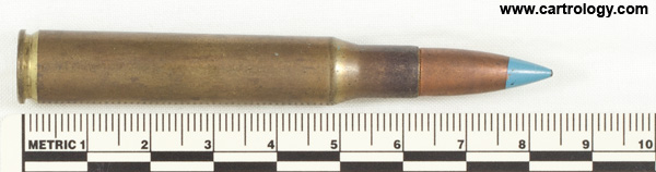 .30-06 Incendiary M1 United States EW 43 profile view.