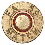 .30-06 Blank M1909 United States FA 59 MATCH head view.
