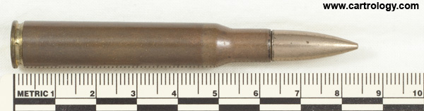 .30-06 Ball  France TH 3 54 S 7,62 profile view.
