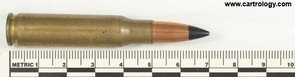 7.62mm NATO AP  United States F A 6 6 profile view.