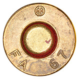 7.62mm NATO Ball  United States ⊕ FA 67 head view.