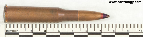 7.62 x 54mm R API-T БЗТ Soviet Union 17 40 Ш profile view.