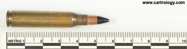5.56 x 45mm Ball XM777 United States L C 7 8 profile view.