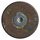 20 x 110mm RB Fired  United States I.S. 1942 20-M.M.-MK-II head view.