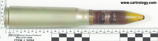 20 x 110mm USN AP-T MK108 MOD0 United States MLMS.11 profile view.