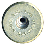 20 x 110mm USN HEI  United States . RNO . 1-68 . 20MM MK5.MOD.0 head view.