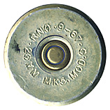20 x 110mm USN HEI MK106 United States . RNO . 1-68 . 20MM MK5.MOD.0 head view.