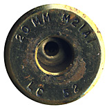 20 x 110mm HS HEI  United States 20MM M21A1 LC 52 head view.