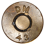 .50 BMG Tracer M1 (Alt) United States DM 43 head view.