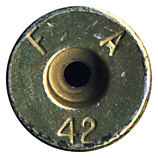 .50 BMG Dummy M2 United States F A 42 head view.