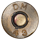 .50 BMG AP M2 United States DM 43 head view.