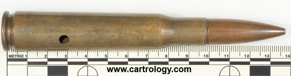 .50 BMG Dummy M2 United States DM 43 profile view.