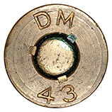 .50 BMG Incendiary  United States DM 43 head view.