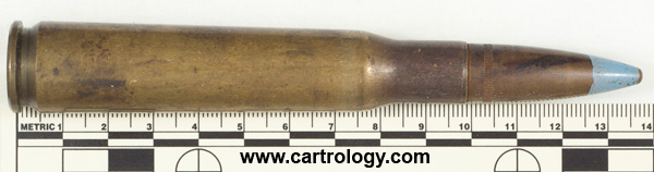 .50 BMG Incendiary  United States DM 43 profile view.