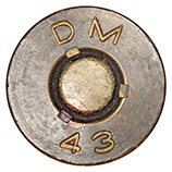 .50 BMG Incendiary  United States DM 43 head view.