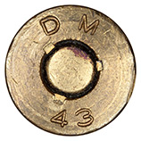.50 BMG Blank M1 United States DM 43 head view.