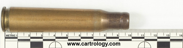 .50 BMG Blank M1 United States DM 43 profile view.