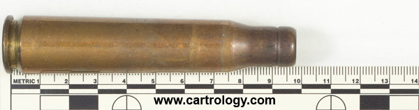 .50 BMG Blank M1 United States DM 43 profile view.