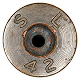 .50 BMG Dummy  United States S L 42 head view.