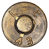 .50 BMG AP M2 United States L C 43 head view.