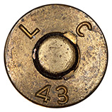.50 BMG Blank M1 United States L C 43 head view.