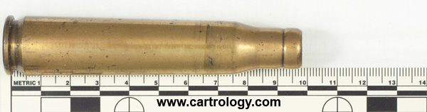 .50 BMG Blank M1 United States L C 43 profile view.