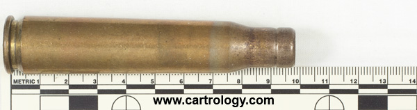 .50 BMG Blank M1 United States L C 44 profile view.