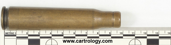 .50 BMG Blank M1 United States L C 44 profile view.