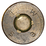 .50 BMG Blank M1 United States T W 5 3 head view.