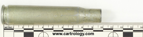 .50 BMG Fired  United States T W 5 profile view.