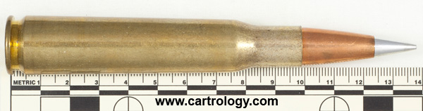 .50 BMG Ball (Match)  United States W C C 0 2 profile view.