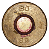 .50 BMG AP  Dominican Republic 50 59 head view.