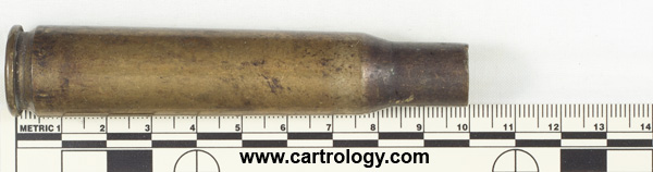 .50 BMG Fired  United States L C 7 9 profile view.