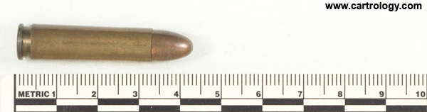 .30 Carbine Ball  Dominican Republic 30 M1 59 profile view.