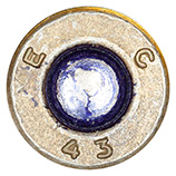 .30 Carbine Ball  United States E C 43 head view.