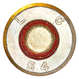 .30 Carbine Ball  United States L C 54 head view.