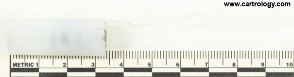 .38 Dardick Special Tround Dummy  United States DC .38 profile view.