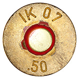 .50 BMG Ball  Serbia IK 07 .50 head view.