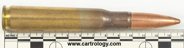 .50 BMG Ball  Serbia IK 07 .50 profile view.