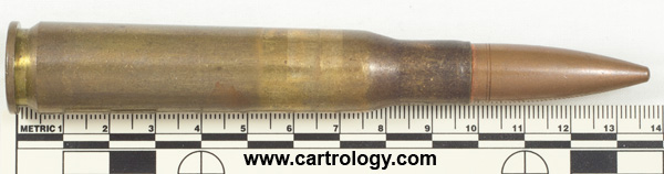 .50 BMG Ball  Yugoslavia IK 88 profile view.