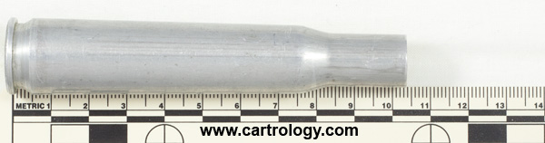 .50 BMG New Primed Empty  United States  profile view.
