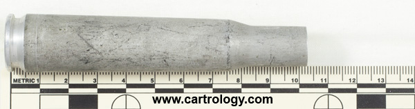 .50 BMG New Unprimed Empty  United States  profile view.