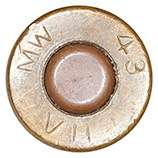 .303 British Blank Mk. V Australia MW 43 VII head view.