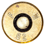 .303 British Grenade Blank  Belgium F N 62 head view.