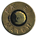 7.62mm NATO Ball (Match) XM118 United States FA 61 MATCH head view.