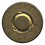7.62mm NATO Ball DM41 West Germany 7.62x51 MS 109-59 head view.