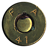 .50 BMG AP (Plate Test) M2 United States F A 41 head view.