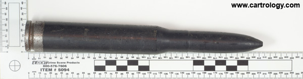 20 x 139mm HS820 Dummy DM10 West Germany 20x139 DM 10 EX LOS HO-6 EX profile view.