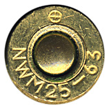 7.62mm NATO Ball  Netherlands ⊕ NWM 25-63 head view.